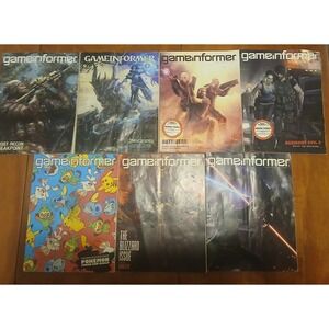 Lot Of 7 Vintage‎ Game Informer Magazines No.  315, 318, 319, 320, 322, 323, 324
